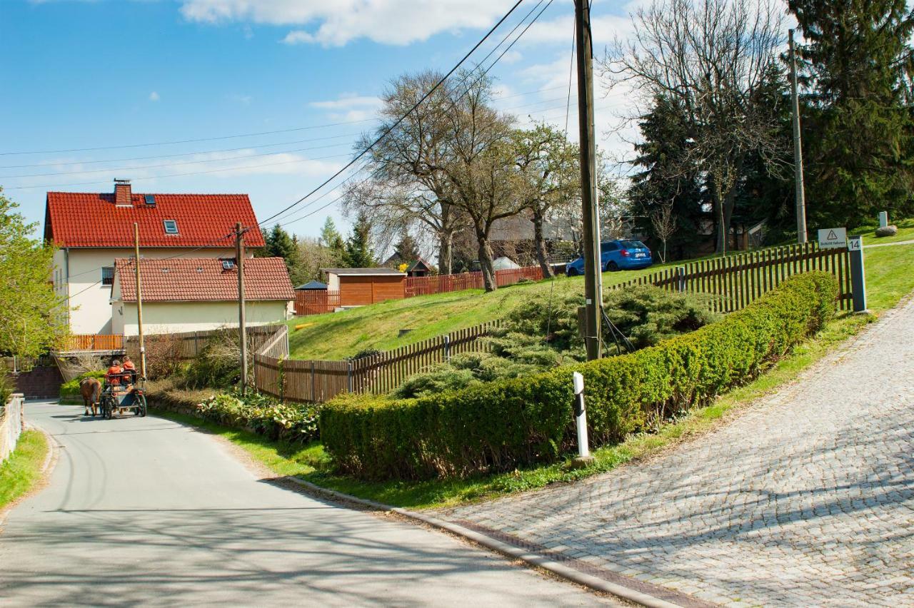 Dreiseitenhof Ferienwohnung Kuenzel Tharandt Kültér fotó