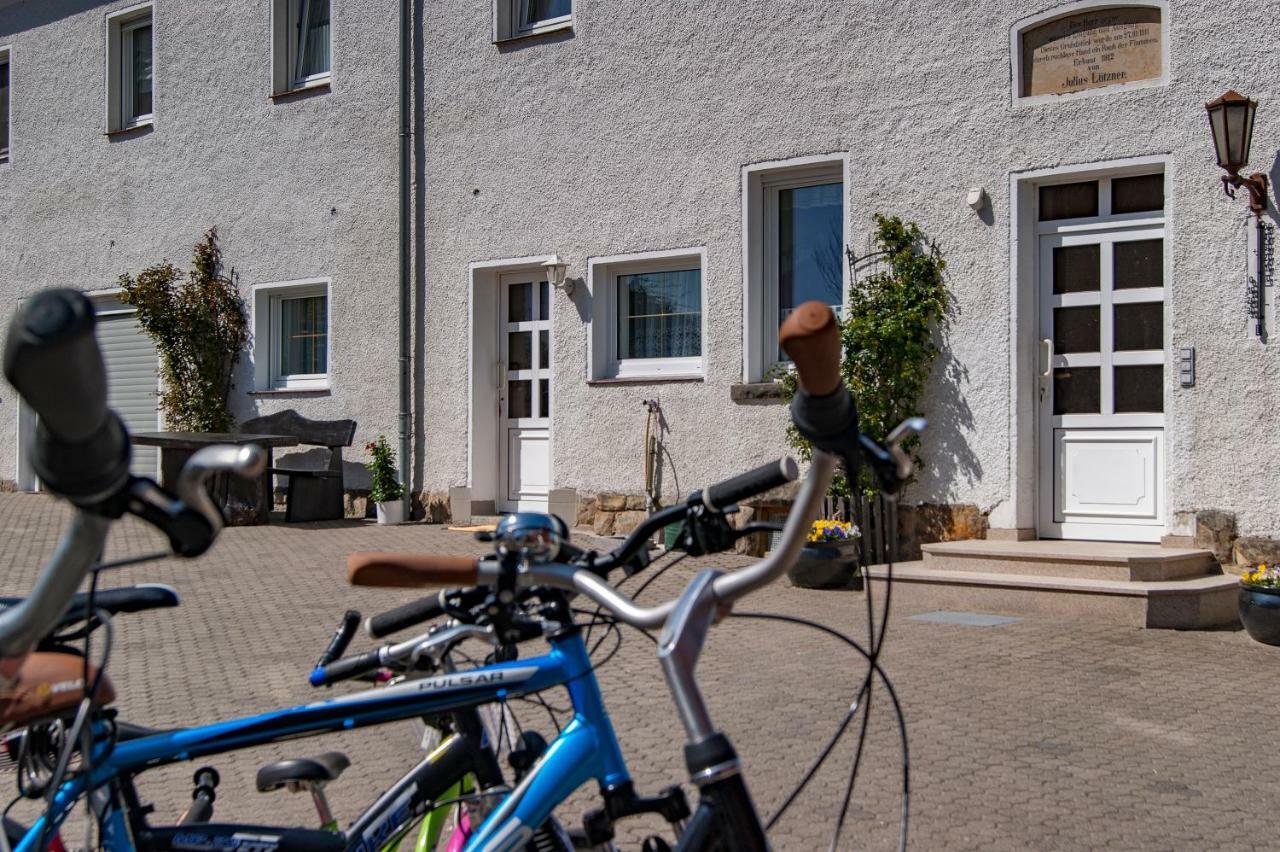 Dreiseitenhof Ferienwohnung Kuenzel Tharandt Kültér fotó